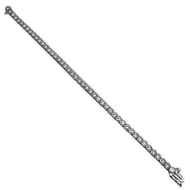 14K Solid White Gold Womens Diamond Tennis Bracelet 3.50 Ctw